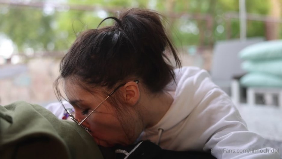 Onlyfans - Lilmochidoll - Balcony Blowjob HD 720p